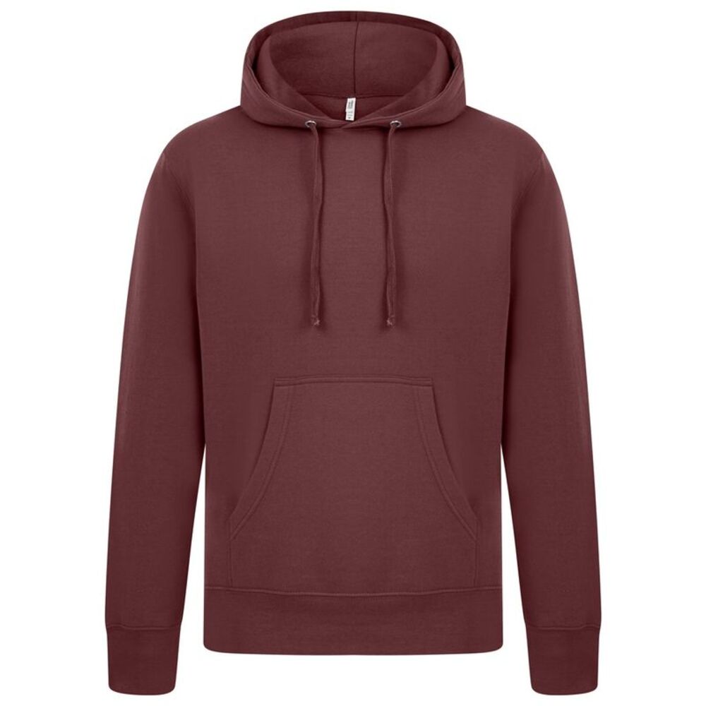 Casual Classics Mens Ringspun Cotton Hoodie / Maroon